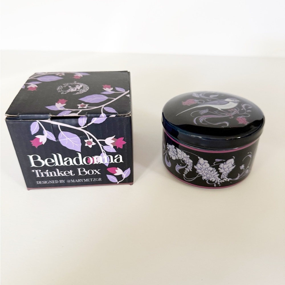 Fairyloot Belladonna Trinket Box with Floral Design